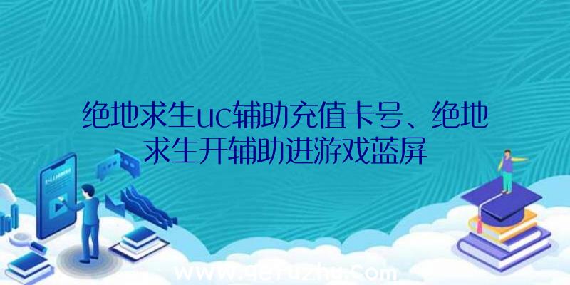 绝地求生uc辅助充值卡号、绝地求生开辅助进游戏蓝屏