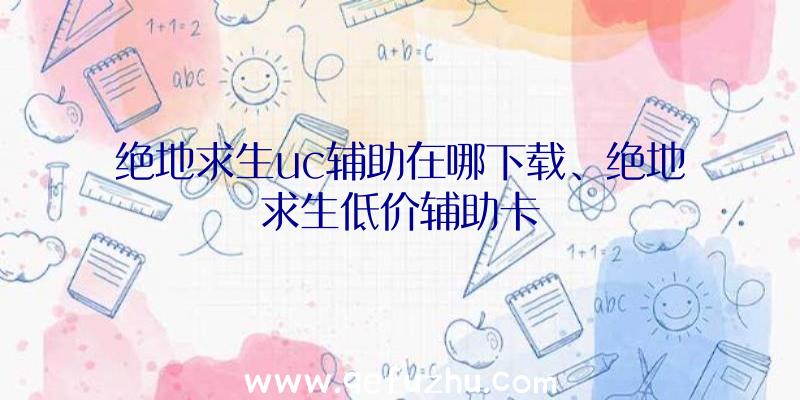 绝地求生uc辅助在哪下载、绝地求生低价辅助卡