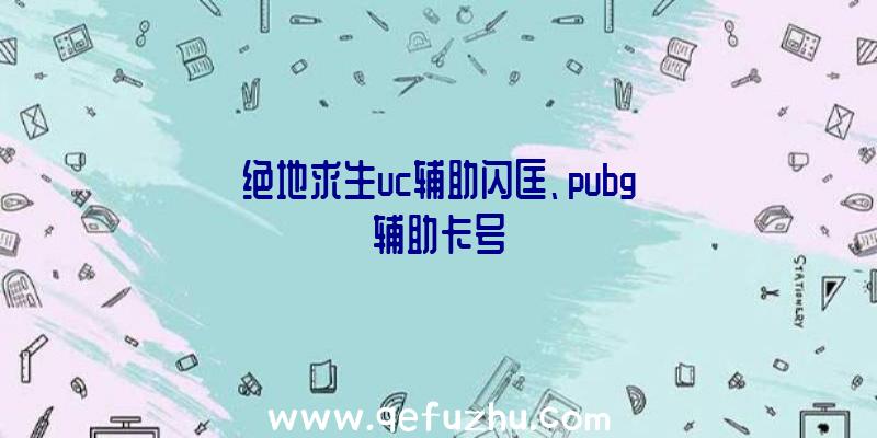 绝地求生uc辅助闪匡、pubg辅助卡号