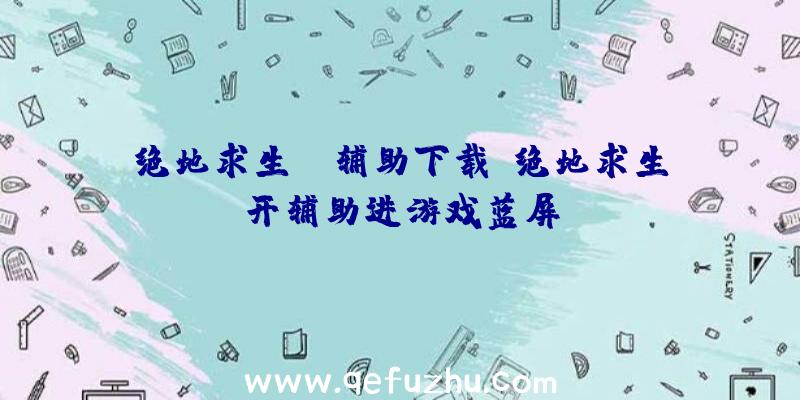 绝地求生un辅助下载、绝地求生开辅助进游戏蓝屏