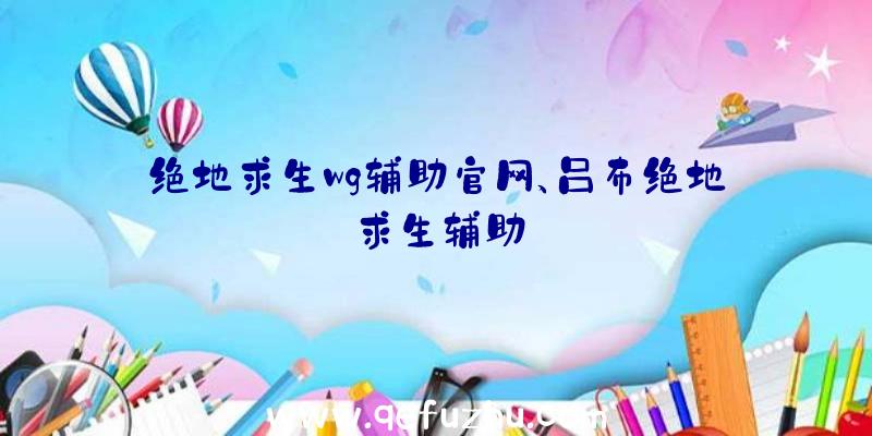 绝地求生wg辅助官网、吕布绝地求生辅助