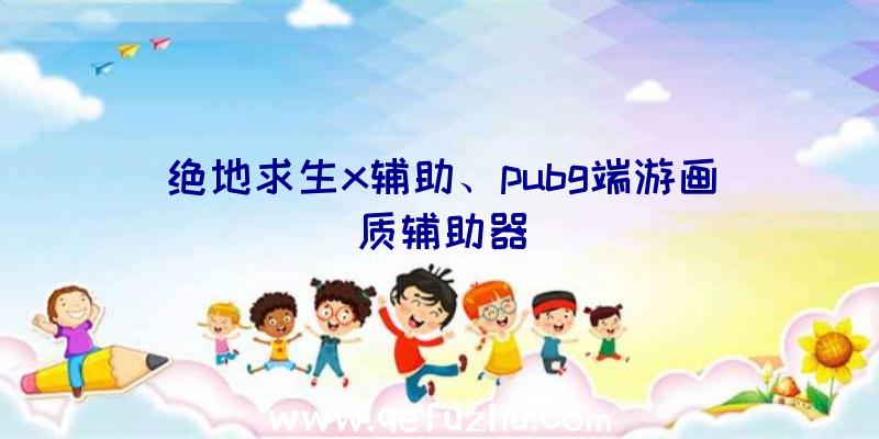 绝地求生x辅助、pubg端游画质辅助器