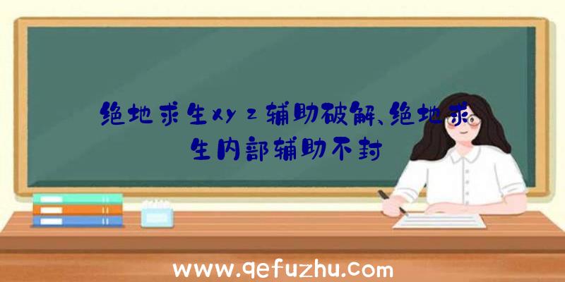 绝地求生xyz辅助破解、绝地求生内部辅助不封