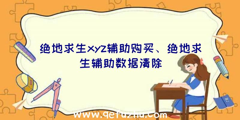 绝地求生xyz辅助购买、绝地求生辅助数据清除