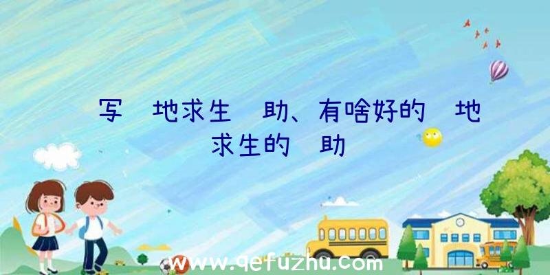 编写绝地求生辅助、有啥好的绝地求生的辅助