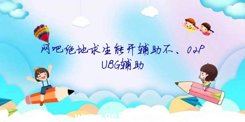 网吧绝地求生能开辅助不、02PUBG辅助