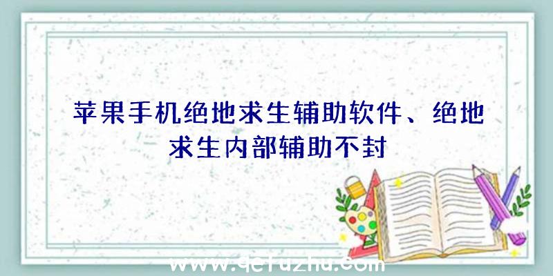 苹果手机绝地求生辅助软件、绝地求生内部辅助不封