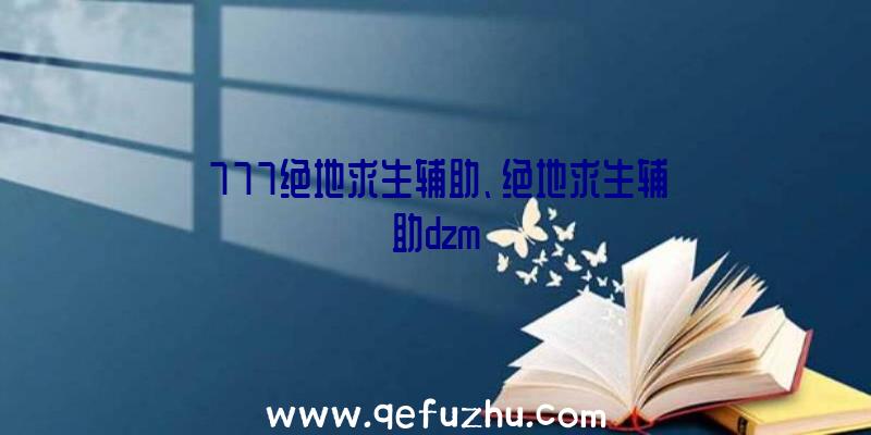 777绝地求生辅助、绝地求生辅助dzm