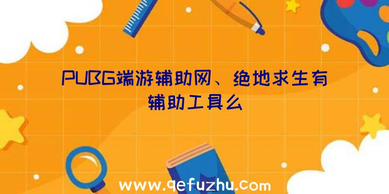 PUBG端游辅助网、绝地求生有辅助工具么