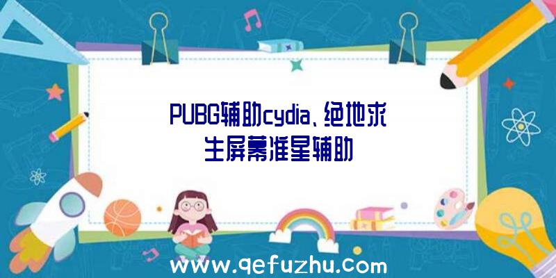 PUBG辅助cydia、绝地求生屏幕准星辅助