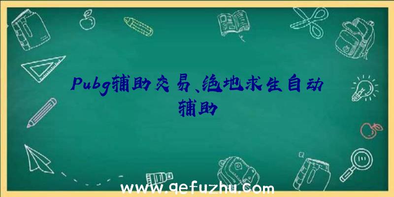 Pubg辅助交易、绝地求生自动辅助