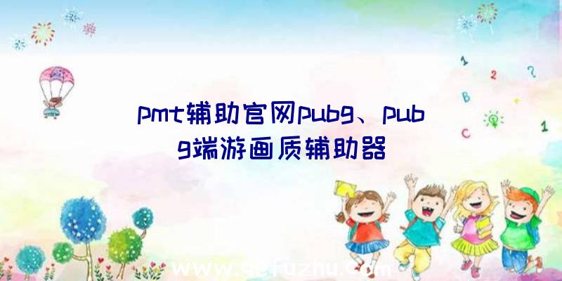 pmt辅助官网pubg、pubg端游画质辅助器