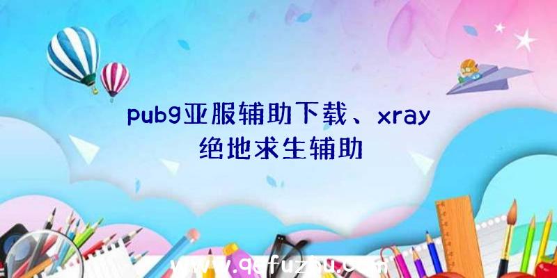 pubg亚服辅助下载、xray绝地求生辅助