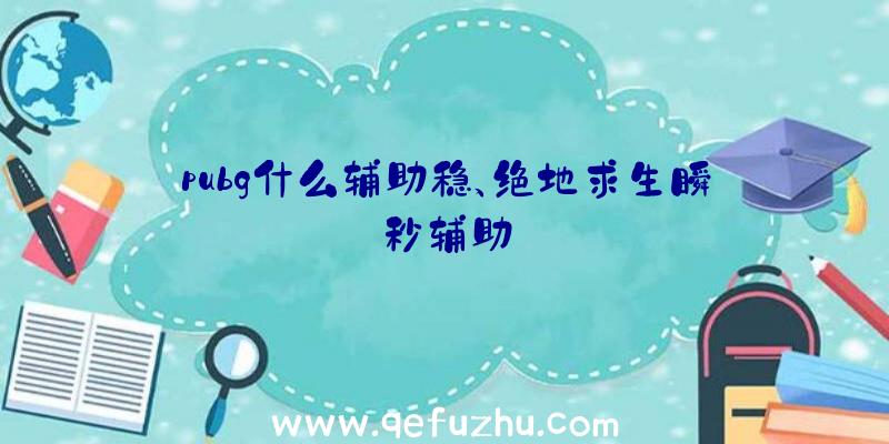 pubg什么辅助稳、绝地求生瞬秒辅助