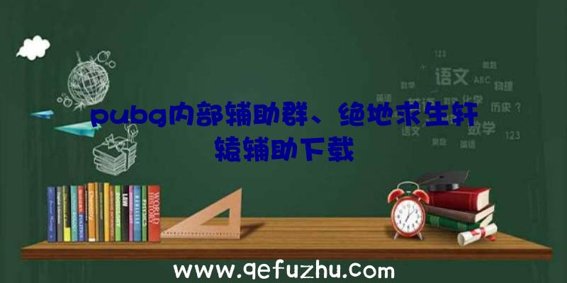 pubg内部辅助群、绝地求生轩辕辅助下载