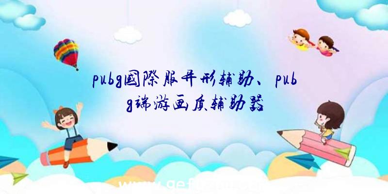 pubg国际服异形辅助、pubg端游画质辅助器