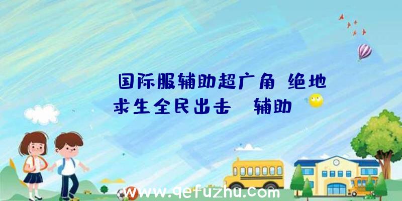 pubg国际服辅助超广角、绝地求生全民出击pc辅助