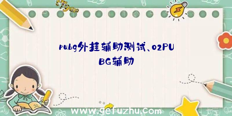 pubg外挂辅助测试、02PUBG辅助