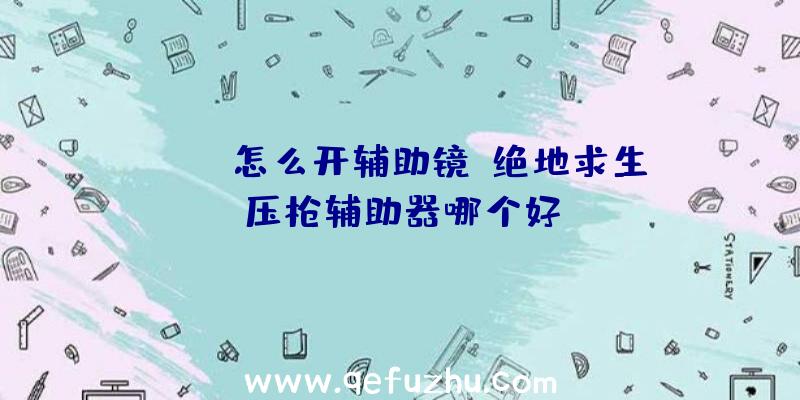 pubg怎么开辅助镜、绝地求生压枪辅助器哪个好