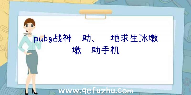 pubg战神辅助、绝地求生冰墩墩辅助手机