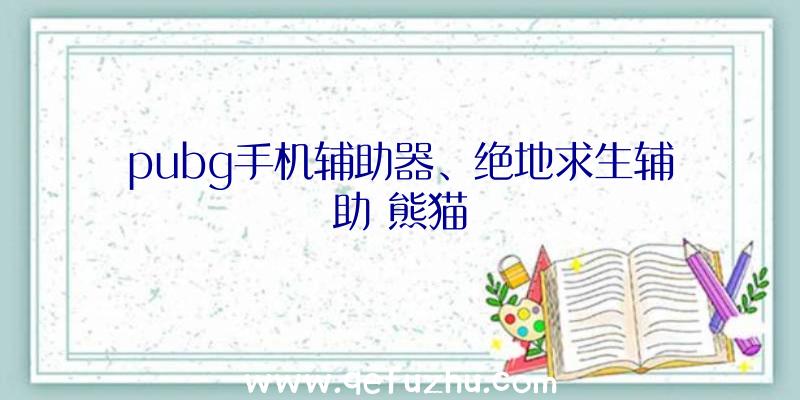 pubg手机辅助器、绝地求生辅助