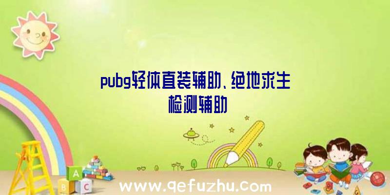 pubg轻体直装辅助、绝地求生