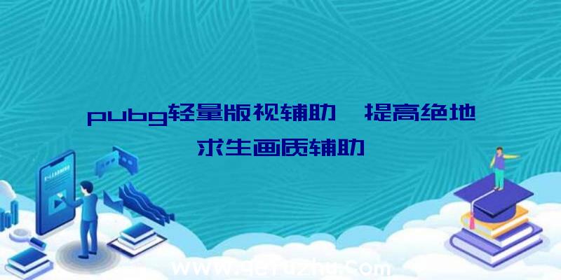 pubg轻量版视辅助、提高绝地求生画质辅助