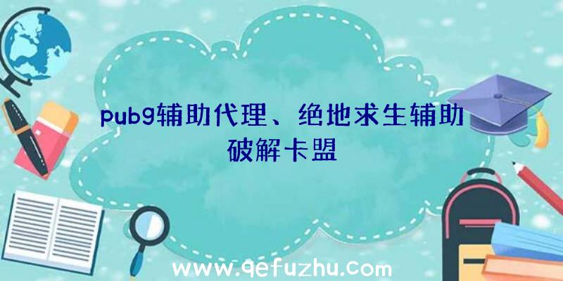 pubg辅助代理、绝地求生辅助破解卡盟