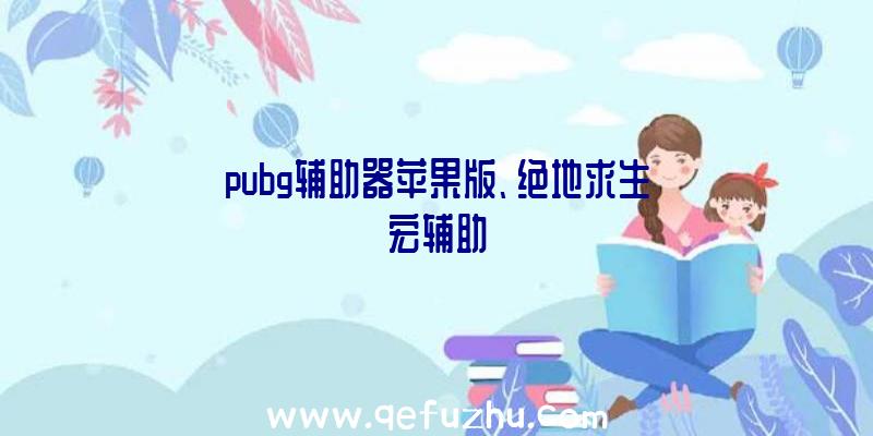 pubg辅助器苹果版、绝地求生宏辅助