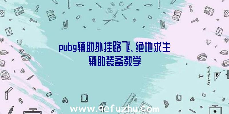 pubg辅助外挂路飞、绝地求生辅助装备教学