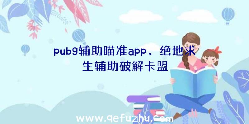 pubg辅助瞄准app、绝地求生辅助破解卡盟