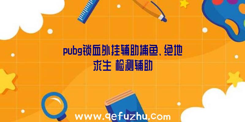 pubg锁血外挂辅助捕鱼、绝地求生