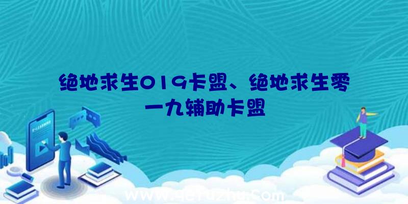 绝地求生019卡盟、绝地求生零一九辅助卡盟