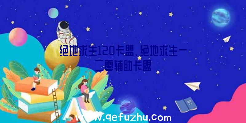 绝地求生120卡盟、绝地求生一二零辅助卡盟