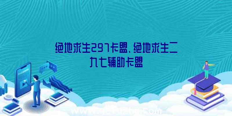 绝地求生297卡盟、绝地求生二九七辅助卡盟