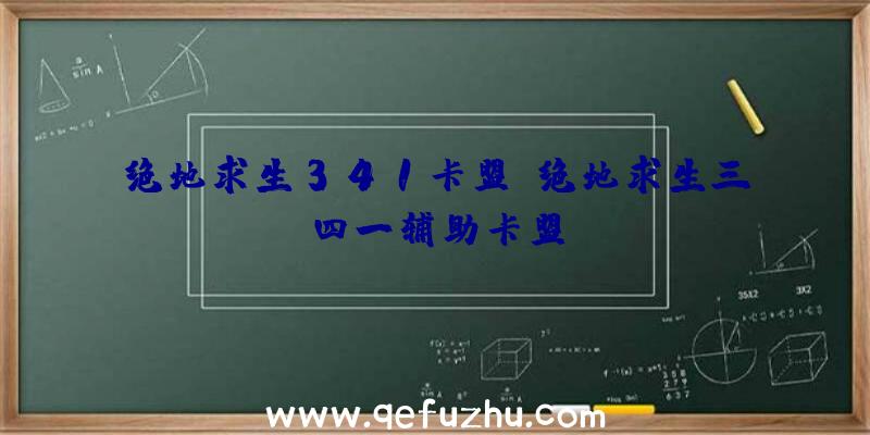 绝地求生341卡盟、绝地求生三四一辅助卡盟