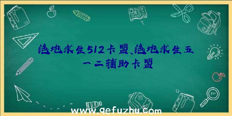 绝地求生512卡盟、绝地求生五一二辅助卡盟