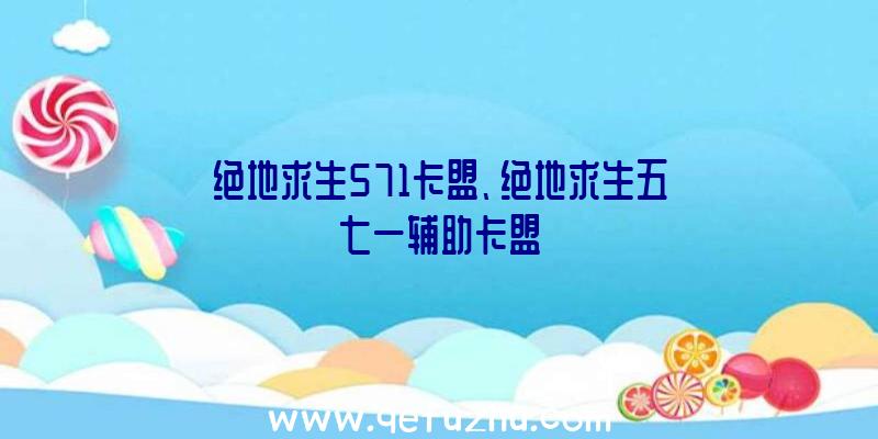 绝地求生571卡盟、绝地求生五七一辅助卡盟