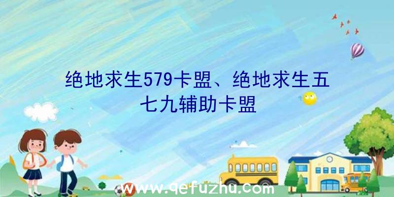 绝地求生579卡盟、绝地求生五七九辅助卡盟