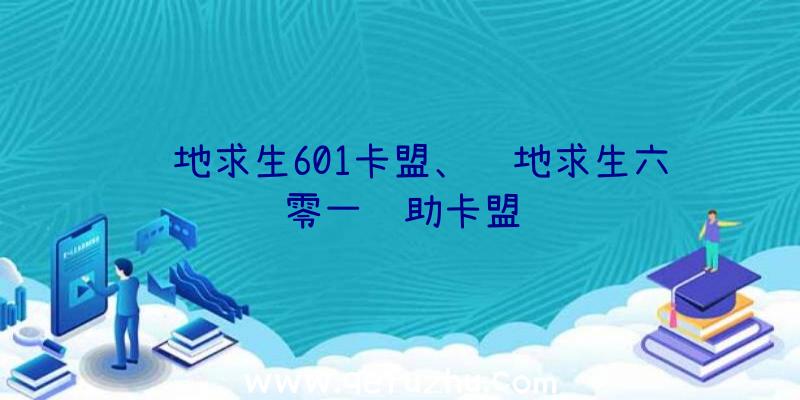 绝地求生601卡盟、绝地求生六零一辅助卡盟