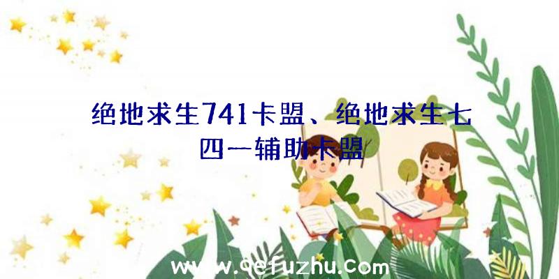 绝地求生741卡盟、绝地求生七四一辅助卡盟