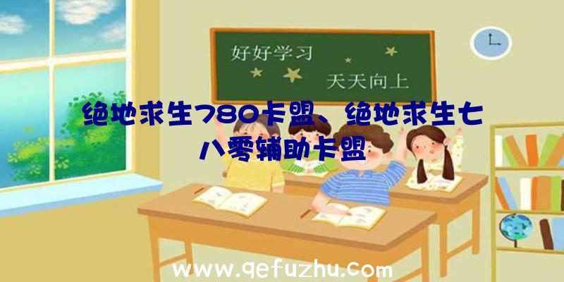 绝地求生780卡盟、绝地求生七八零辅助卡盟