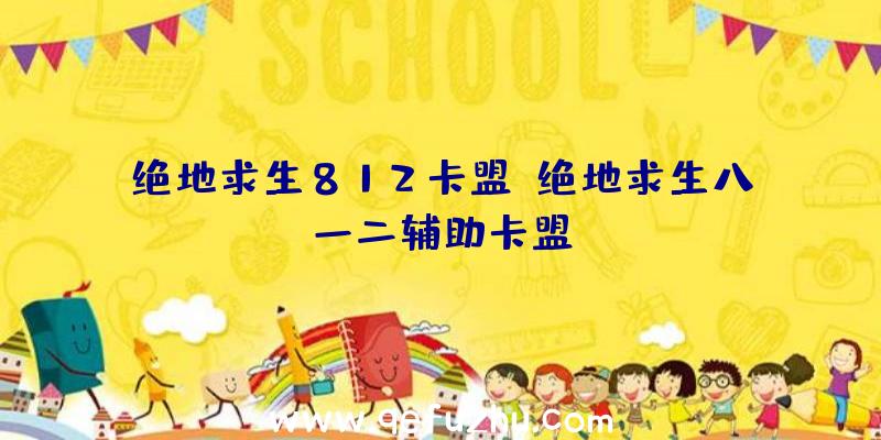 绝地求生812卡盟、绝地求生八一二辅助卡盟