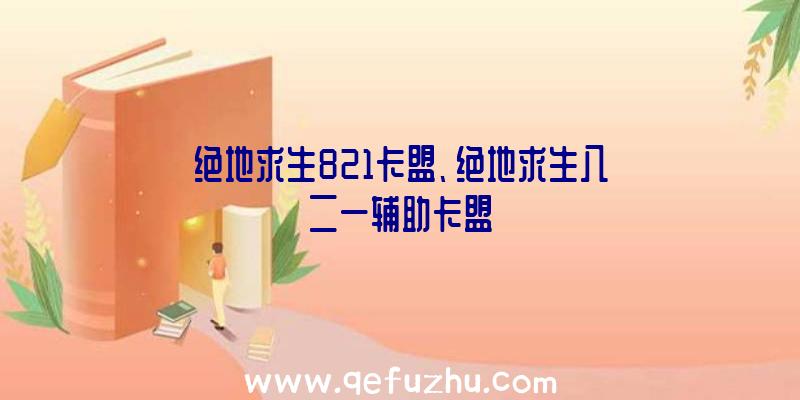 绝地求生821卡盟、绝地求生八二一辅助卡盟