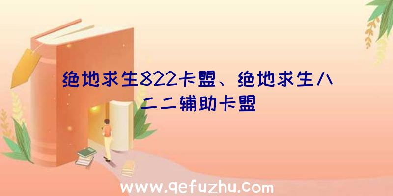 绝地求生822卡盟、绝地求生八二二辅助卡盟