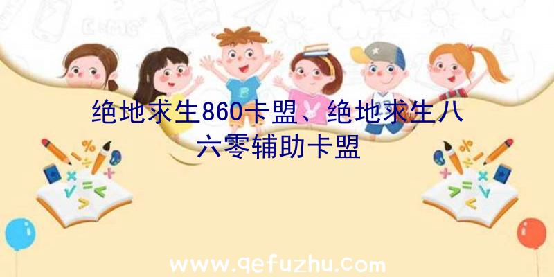 绝地求生860卡盟、绝地求生八六零辅助卡盟