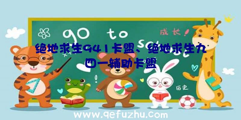 绝地求生941卡盟、绝地求生九四一辅助卡盟
