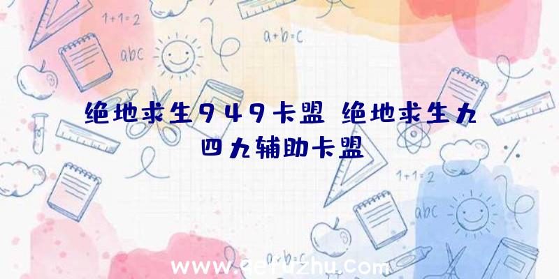 绝地求生949卡盟、绝地求生九四九辅助卡盟