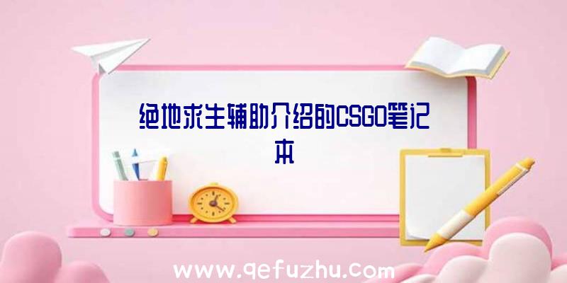 绝地求生辅助介绍的CSGO笔记本